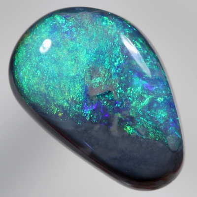 SOLID BLACK OPAL Forest green moves gently, always showing